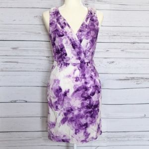 Banana Republic Purple + White Dress